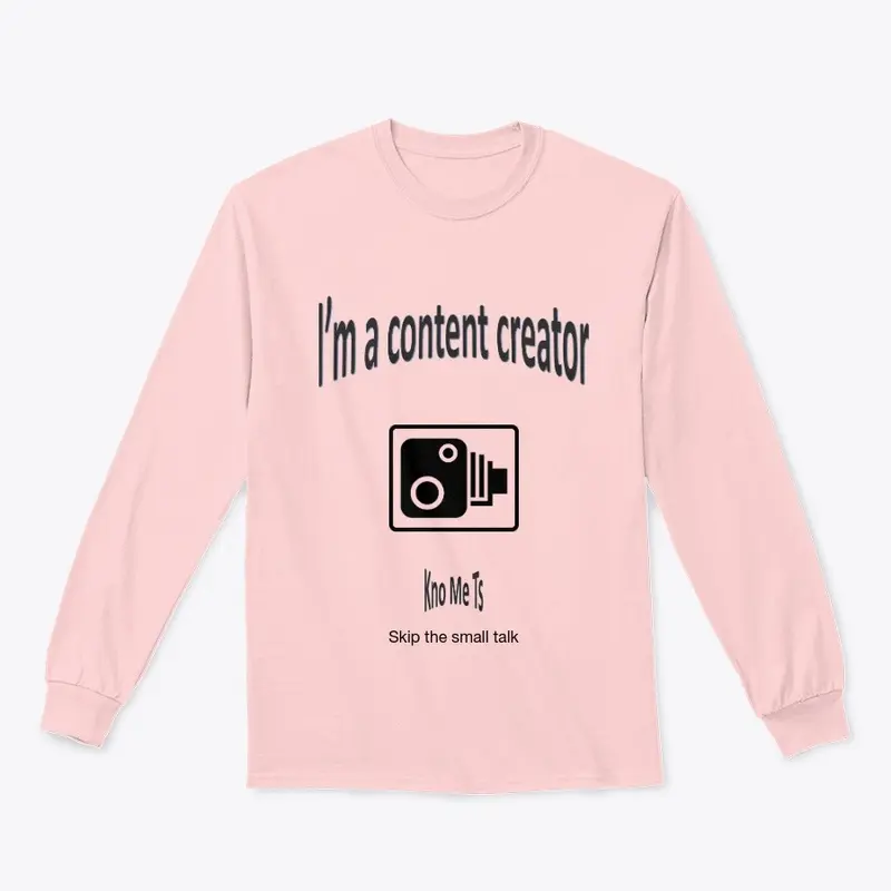 I'm a content creator